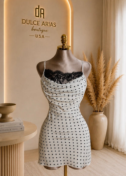 Paris Polka Dot Dress