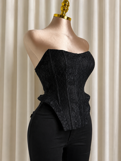 Noir Lace Corset