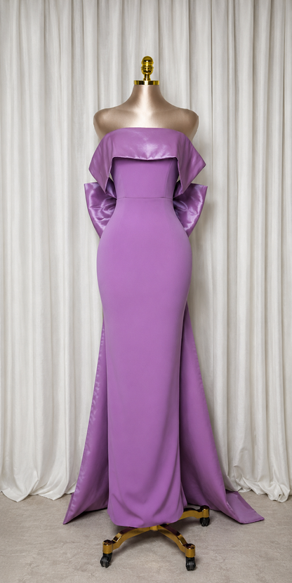 Lavender Bow Elegance Gown