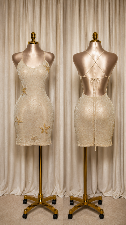 Brown Star Dress