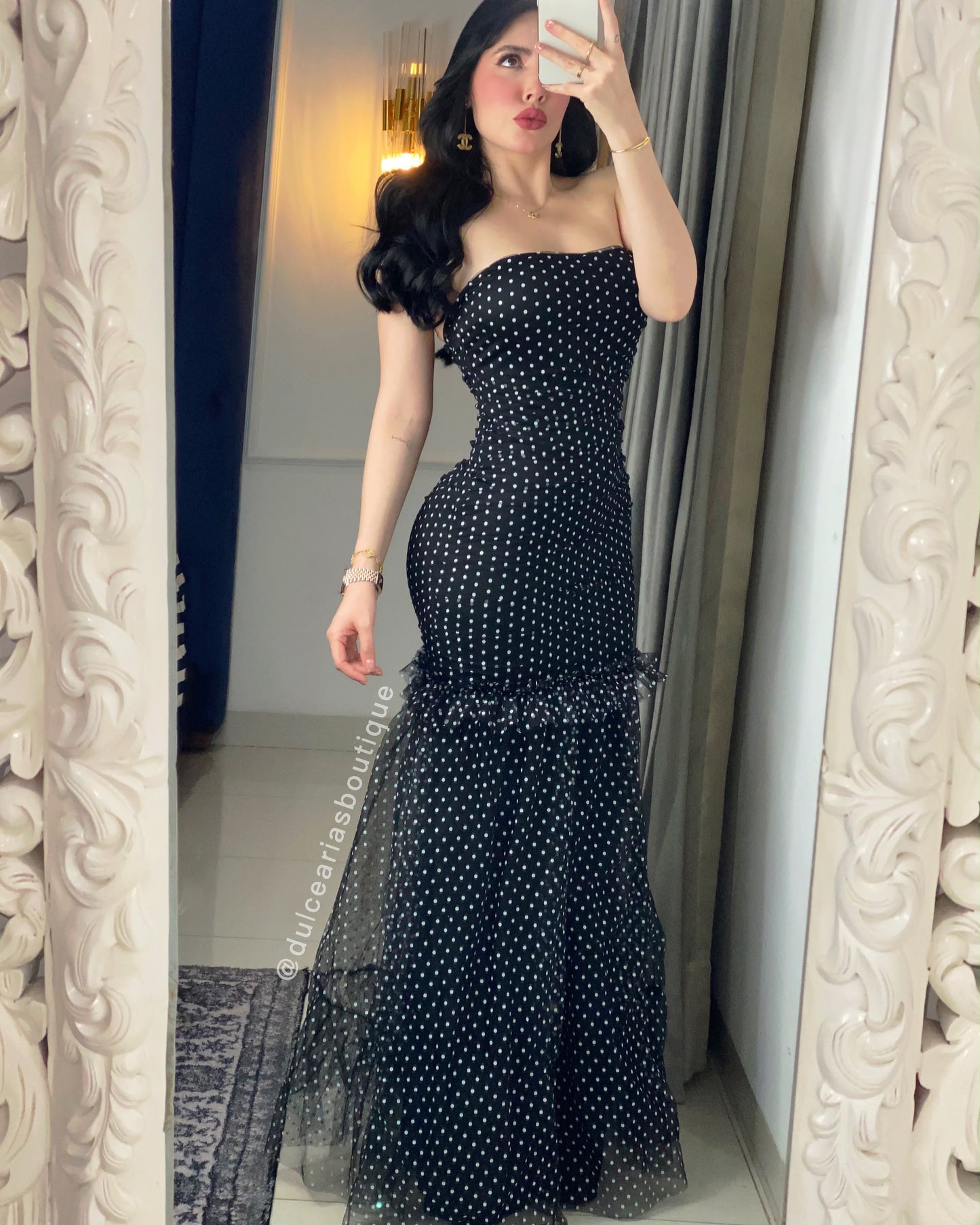 Elegant mermaid-style