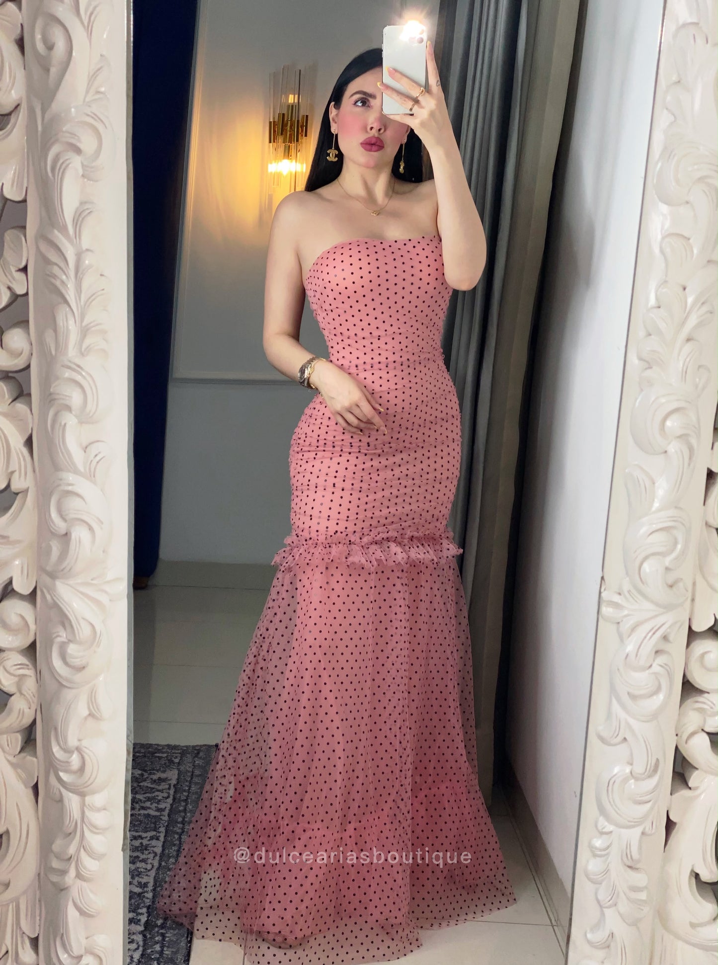 Elegant mermaid pink